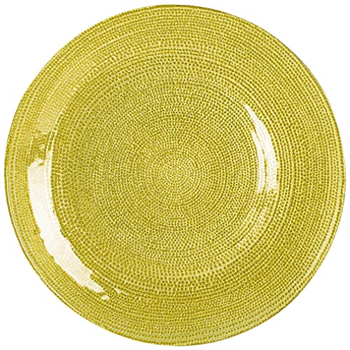 Set 12 Piatti Piani Caribe In Stoneware - Colorati Assortiti - Foto 7