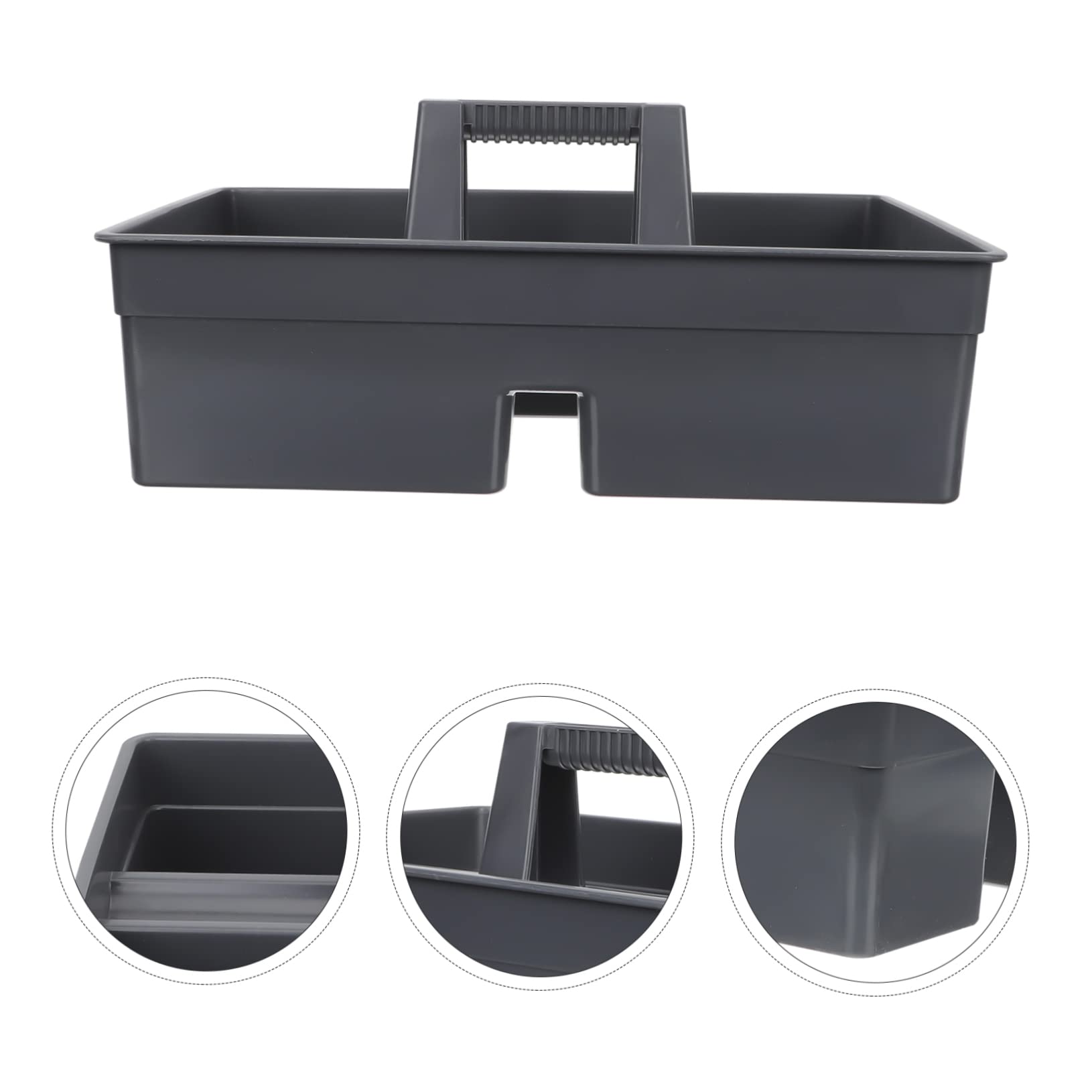 Amosfun Cesta Varios estilos con Asa Resistente de Plástico Portátil de Limpieza y Diseño Apilable Adecuado para Almacenar Hogar y Baños