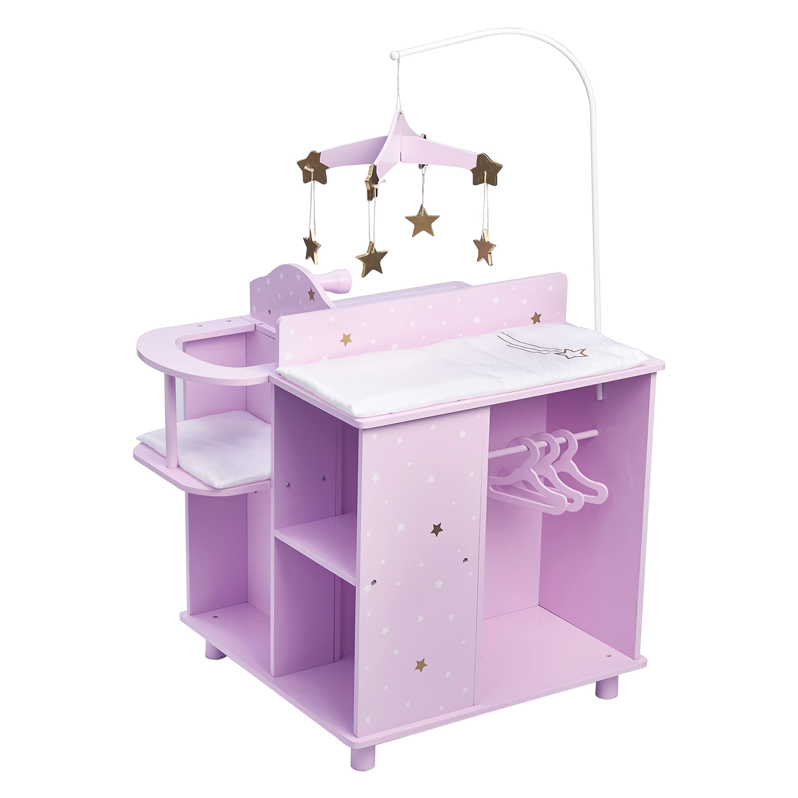 Olivias Little World Wooden Baby Doll Changing Station With Crib