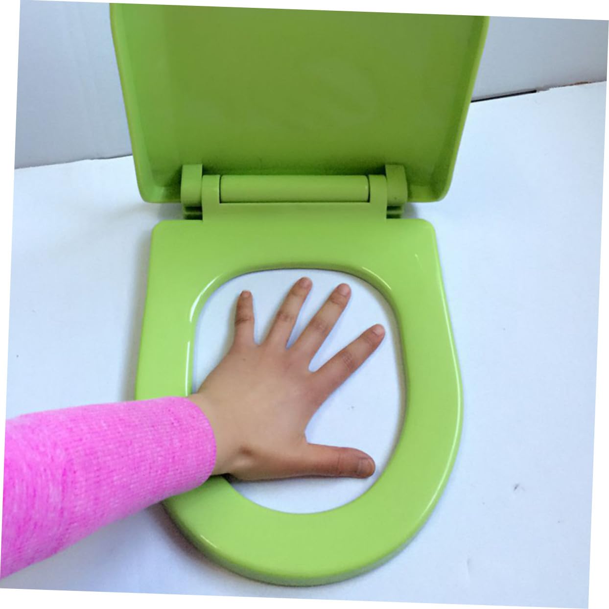 Healifty Funda para Asiento de Inodoro Portátil Fácil de Almacenar y Sanitario Material Pp Adecuado para Entrenamiento de Orinal para Niños en Casa Salir