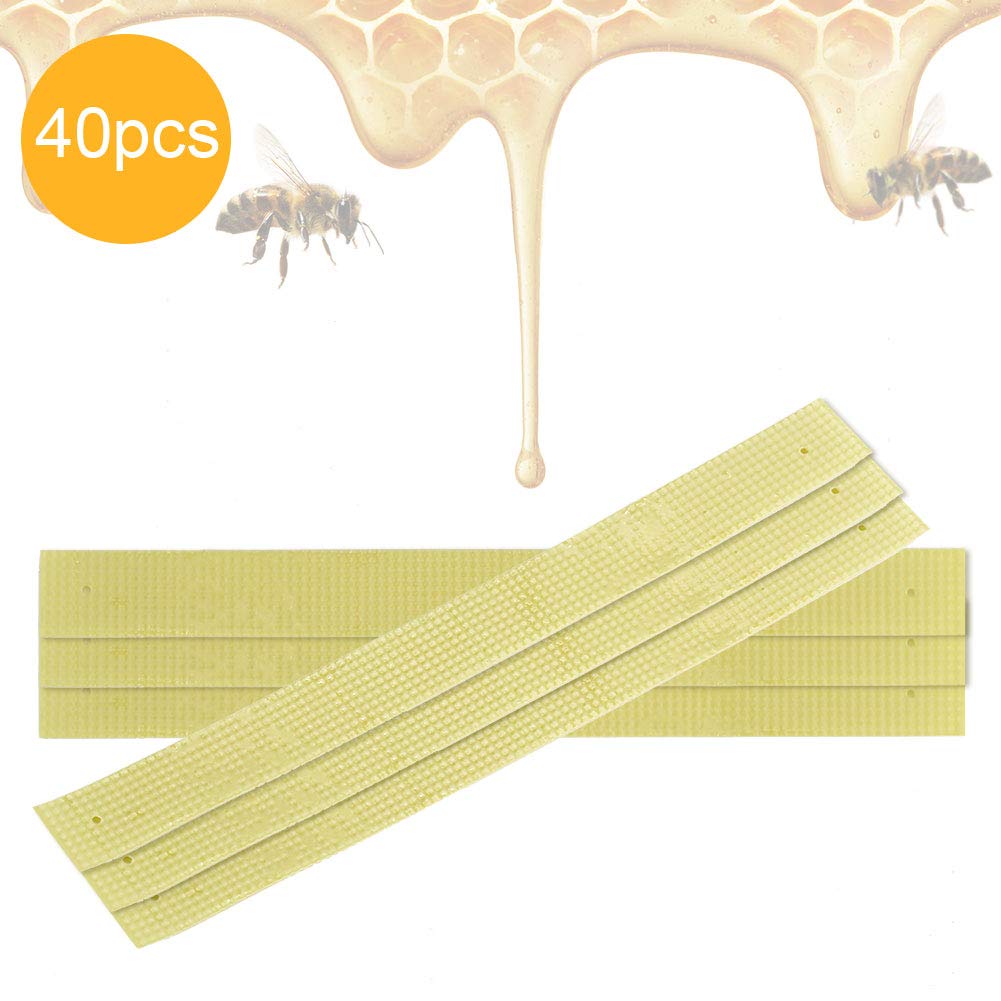 40 Unids Tiras Plásticas Tiras de Fluvalinato Ácaro Varroa dewin Medicina Apícola Medicina Asesina Apícola Tiras De Plástico Tira De Fluvalinato Abeja Ácaro Varroa Asesino Apicultura Medicina