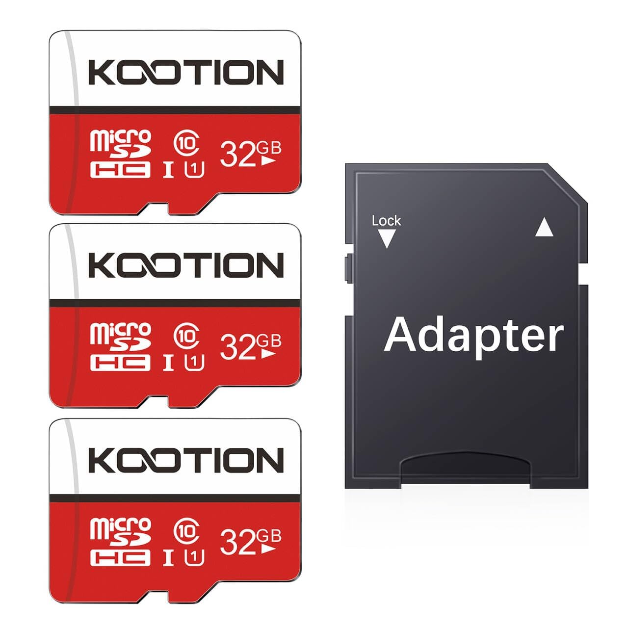 KOOTION Memory Card 3 Pack 32GB Micro SDHC for Cameras, Smartphones and Tablets, 32GB Micro SD Card SDHC UHS-I, U1, C10-picture-31
