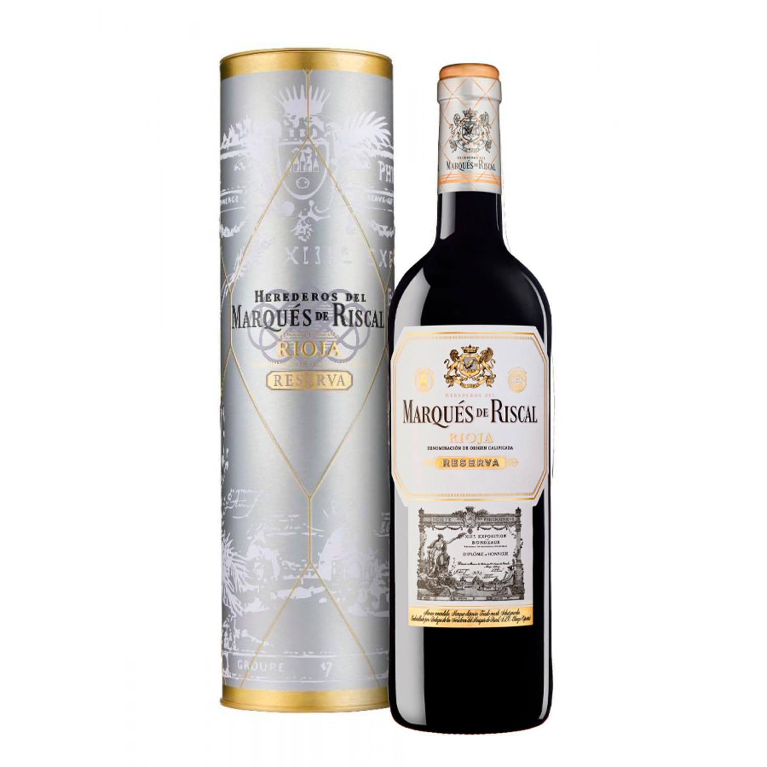 Marques De Riscal Reserva Vino Tinto Rioja Tempranillo 750 ml