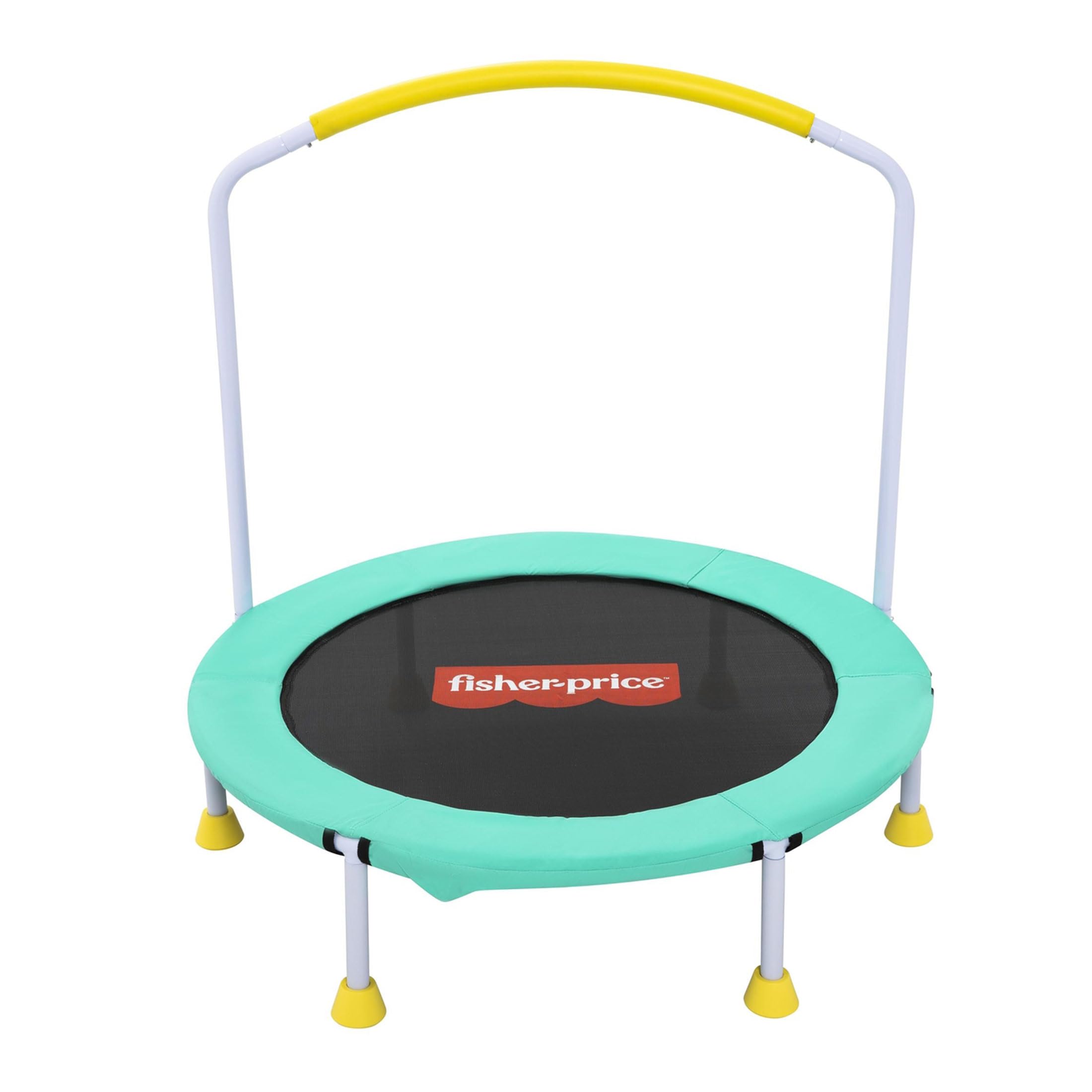 Amazon.com : Fisher-Price 3ft Mini Trampoline for Toddlers & Kids