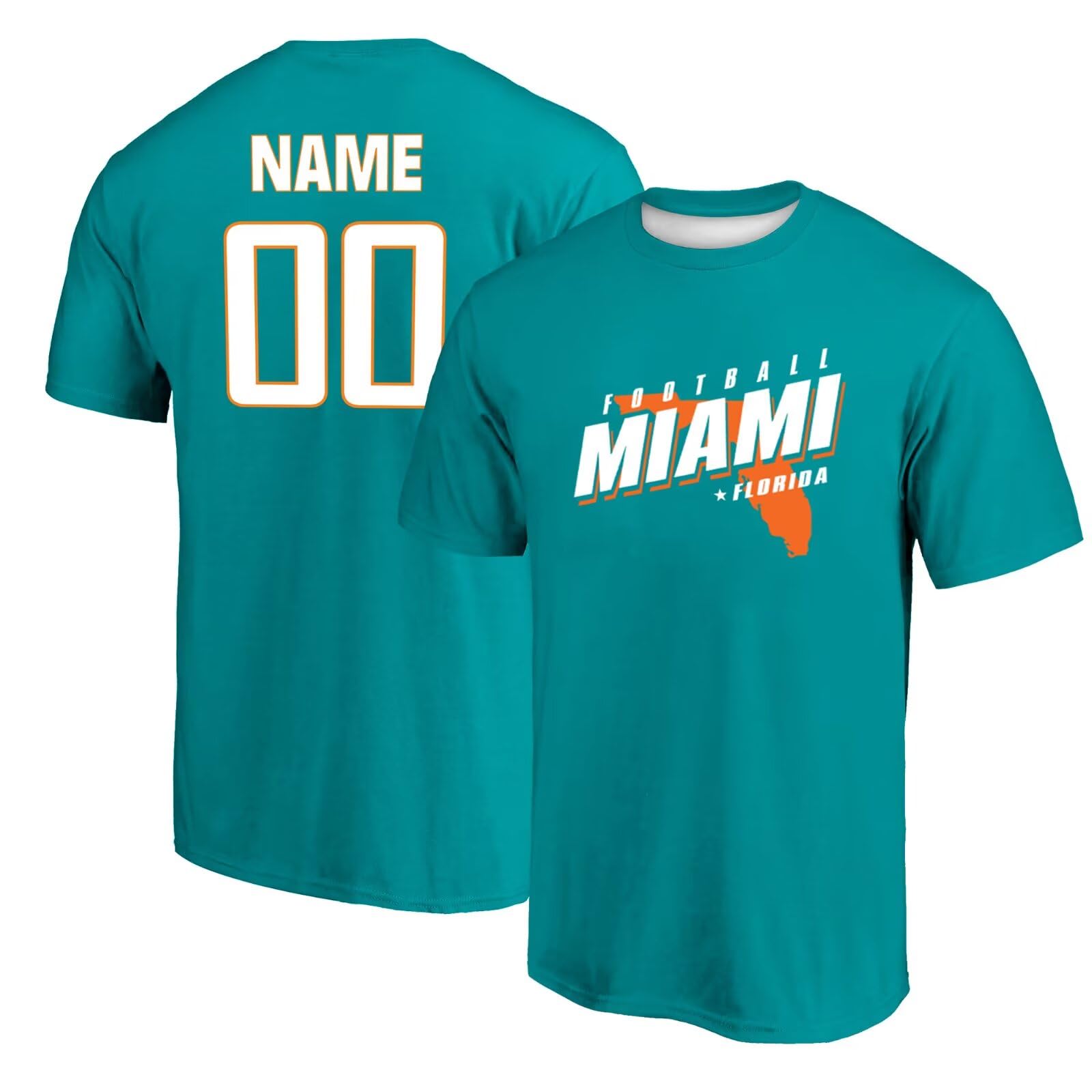 T Shirts for Men Women Kids Custom Any Name Any Number Personalized Short Sleeve Jersey