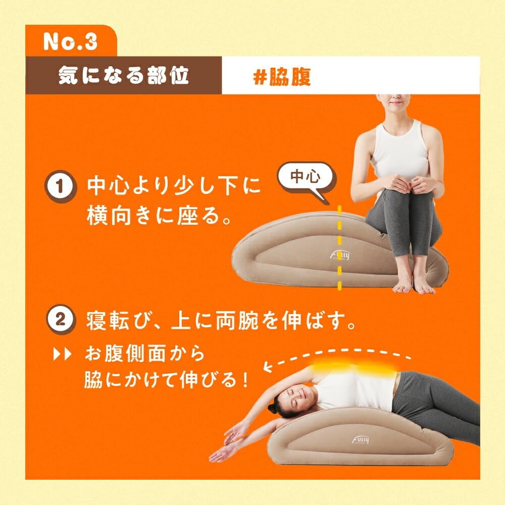 Amazon.co.jp: [RAKUNA] 全伸クッションFully 腰痛 肩凝り 肩こり