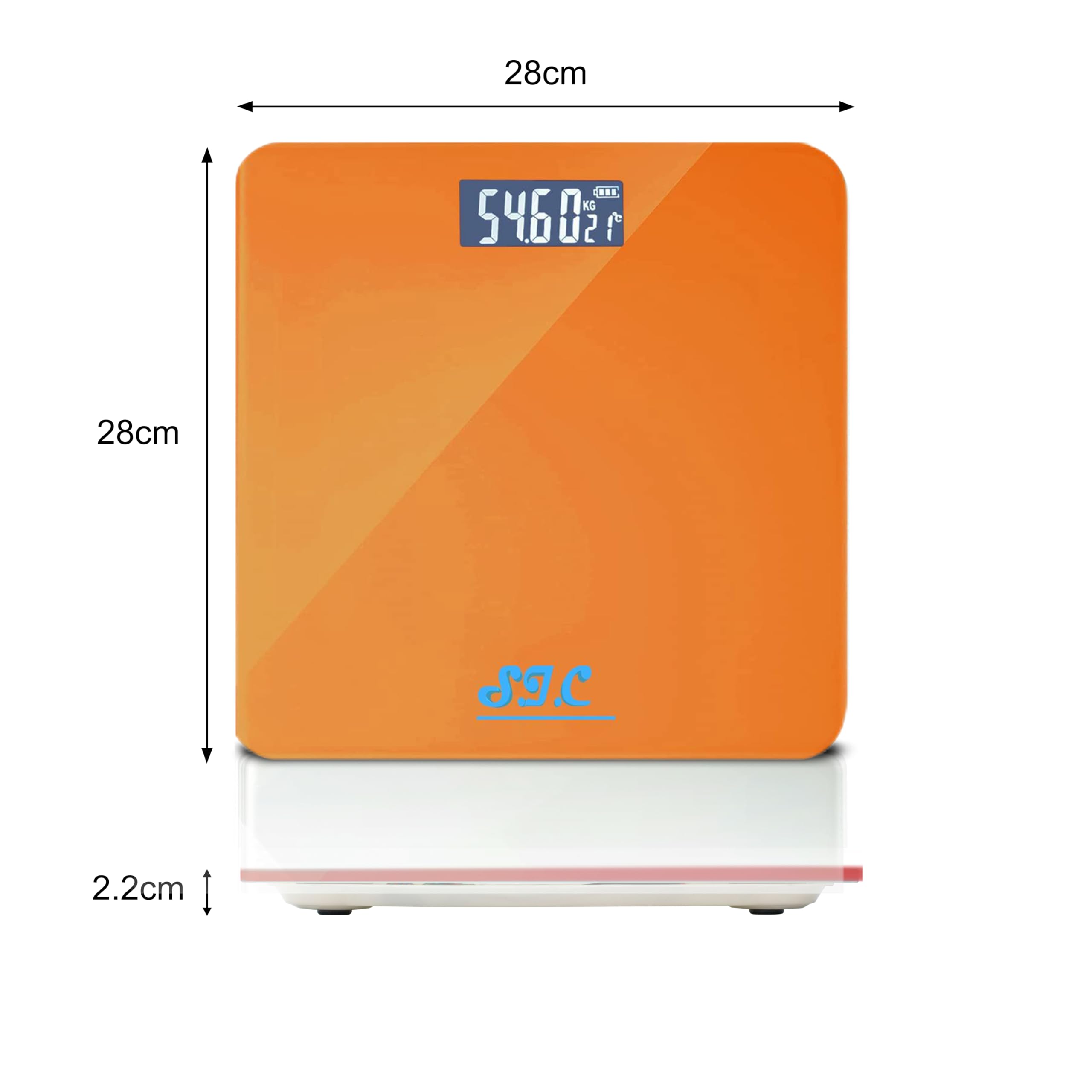 Mobiclinic Bilancia Pesapersone Digitale In Vetro Temperato – Bianco 180 Kg