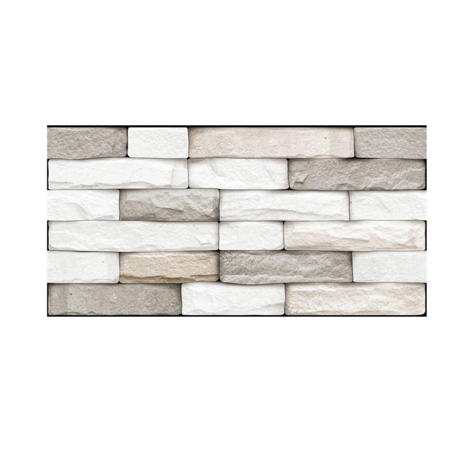 Stick On Tiles 1pc/9pcs Backsplash Tile Sticker Self Adhesive Wall Sticker Peel and Stick Tile Sticker Waterproof 15cm x 30cm(Light-Grey-9pcs)