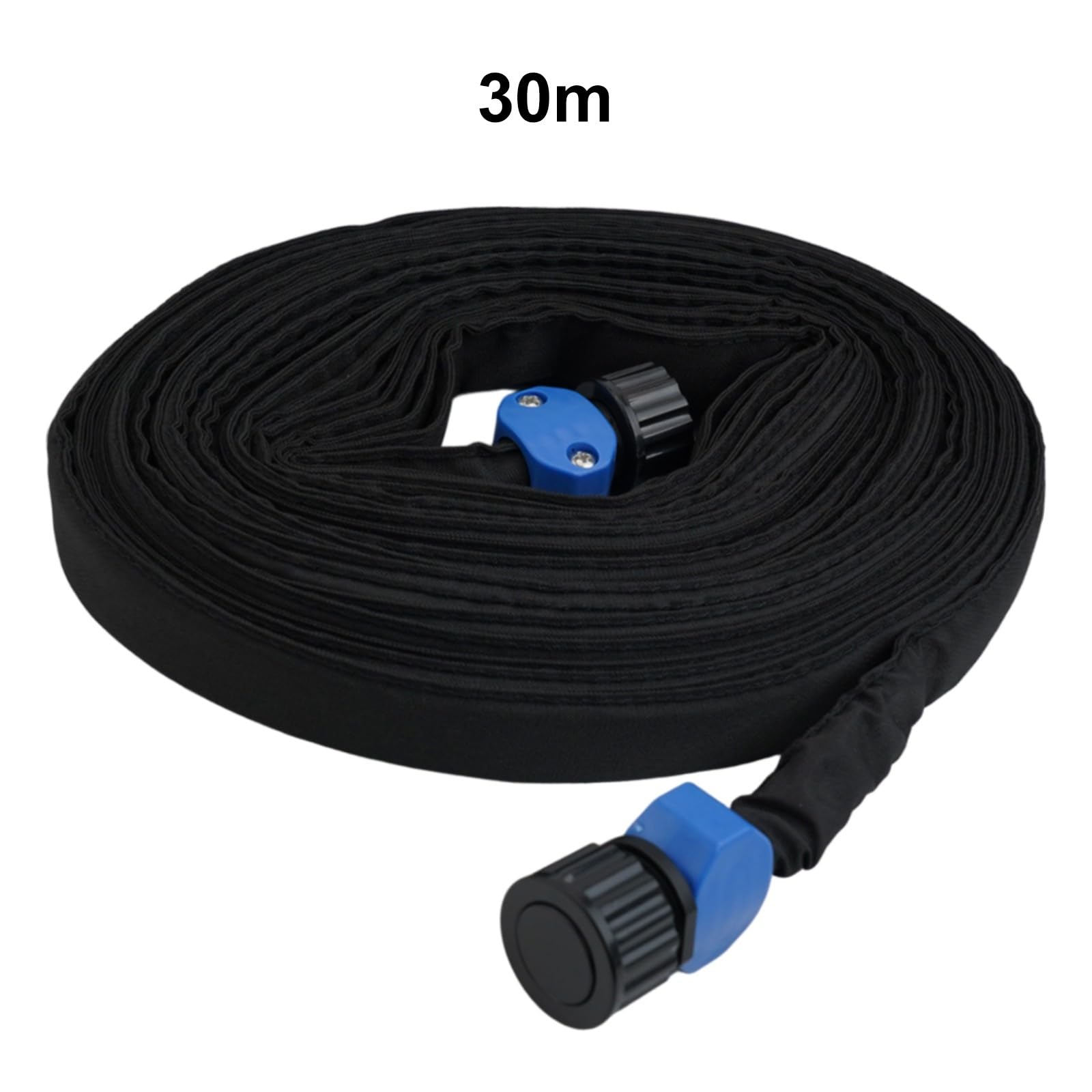 Tubo da giardino in PVC per infiltrazioni – Tubo flessibile piatto per irrigazione di piante da esterno, 7,6 m/15,2 m/22,9 m/30,5 m, 30,5 m
