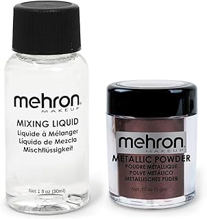 Mehron Polvo metálico de maquillaje (0.17 oz)...