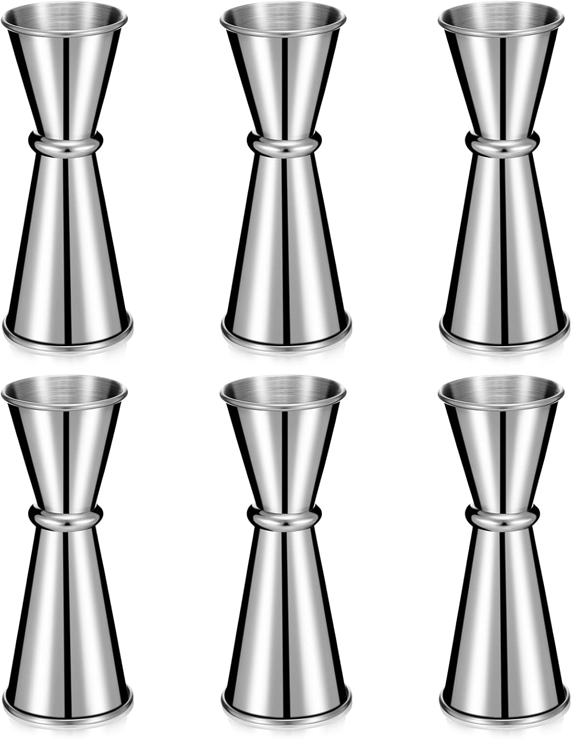 6 Pieces Jigger for Bartending Double Cocktail Japanese