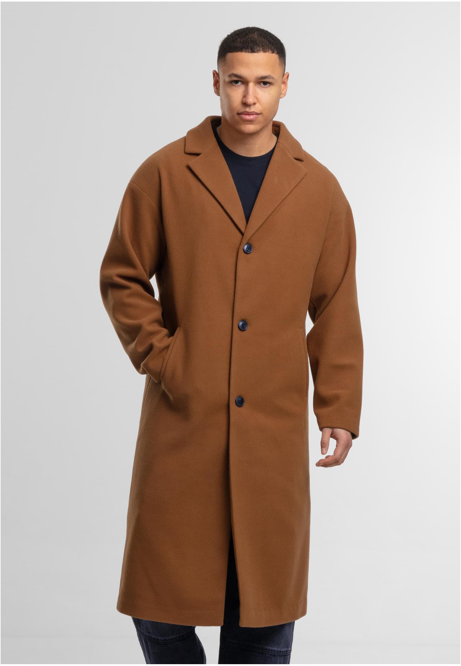 Urban Classics Tb5541-long Coat Cappotto Uomo (Pacco da 1)