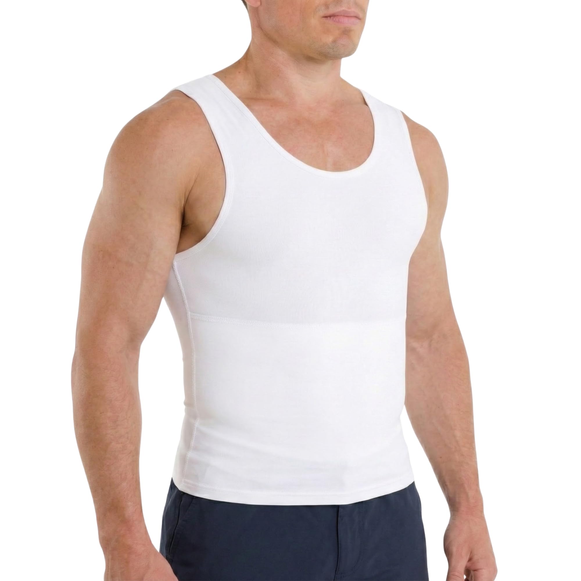 Esteem Apparel mens Tank Top Shapewear (pack of 1)