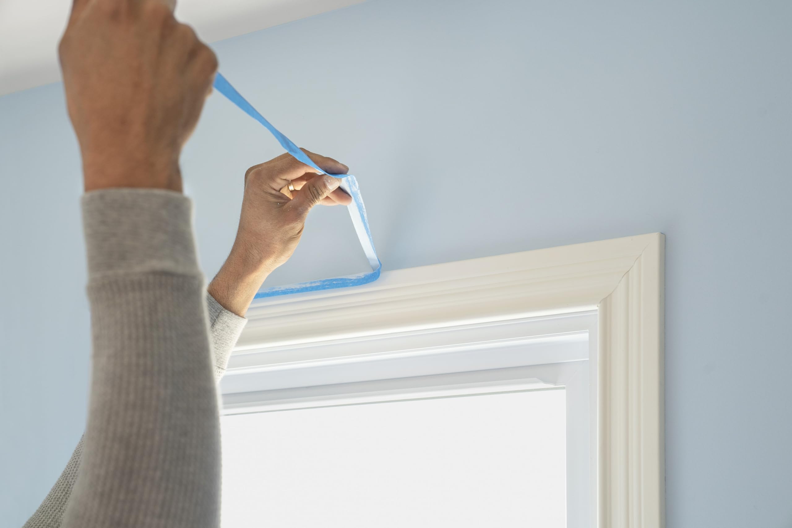 3M Nastro di Mascheratura 2090, Multiuso, Blu- 9 Rotoli, 24 mm x 50 m - Nastro Adesivo Multiuso Scotch per Lavori di Pittura e Decorazione