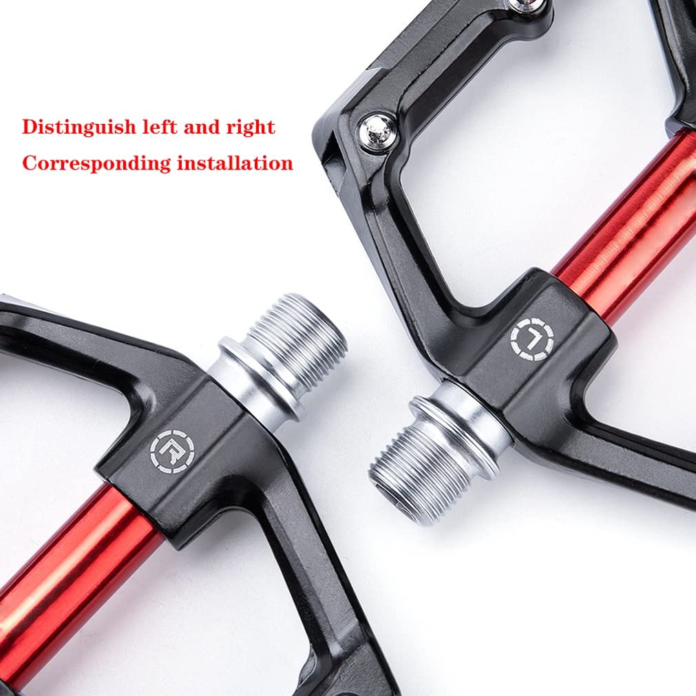 Pedały, Ultralekkie pedały ze stopu aluminium 9/16 ''uszczelnione łożysko z zatrzaskami do górskiej drogi składany rower miejski MTB BMX 380g