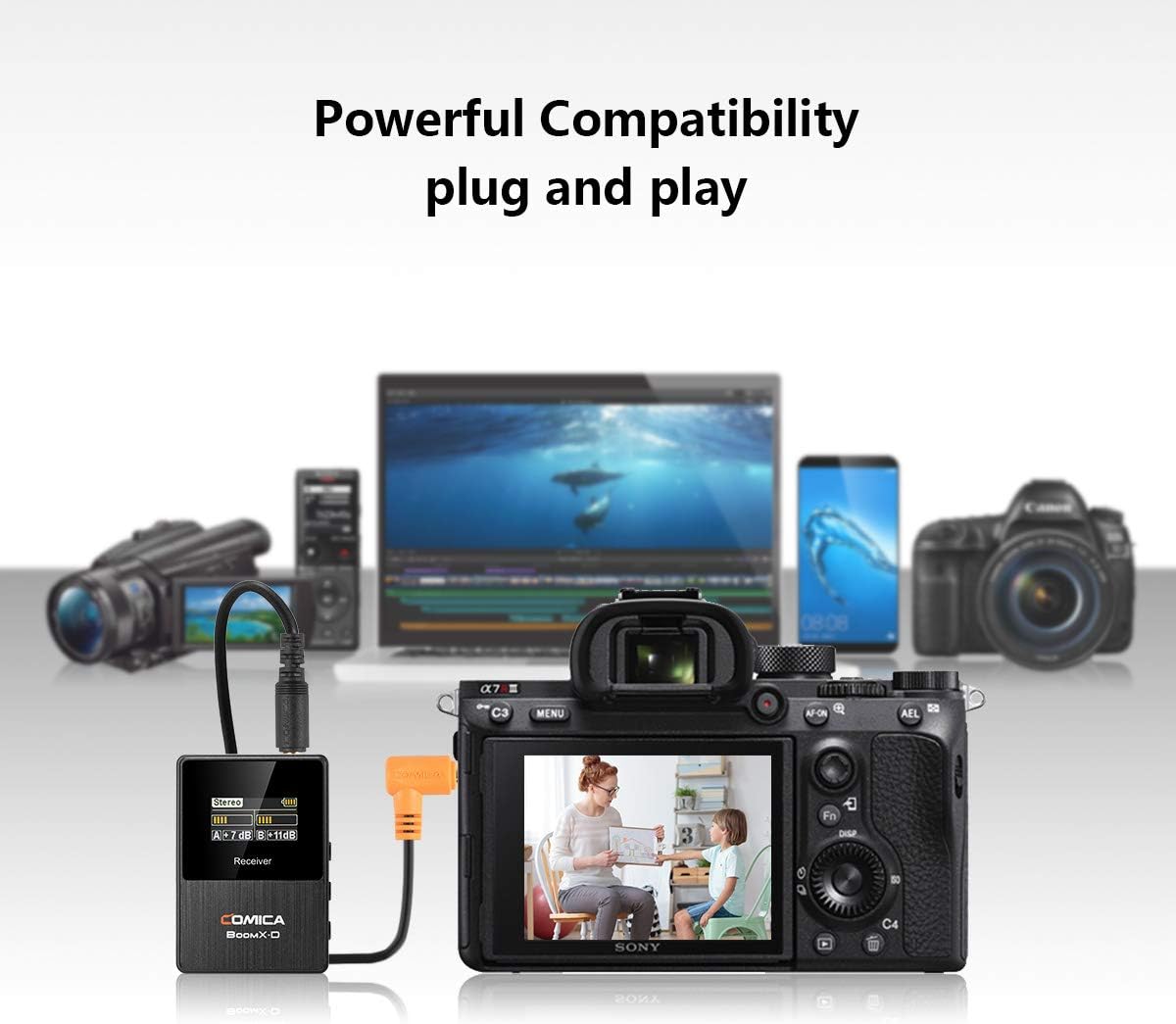Get Cheap Price Frunsi Wireless Lavalier Microphone,Comica BoomX-D 2.4G 1-Trigger-2 Wireless Microphone with Lavalier Mics for DSLR,OLED Display Transmitter Receiver,M/S Recording for Podcast Interview Youtube Vlog 🛒 Flash Sale Frunsi Wireless Lavalier Microphone,Comica BoomX-D 2.4G 1-Trigger-2 Wireless Microphone with Lavalier Mics for DSLR,OLED Display Transmitter Receiver,M/S Recording for Podcast Interview Youtube Vlog