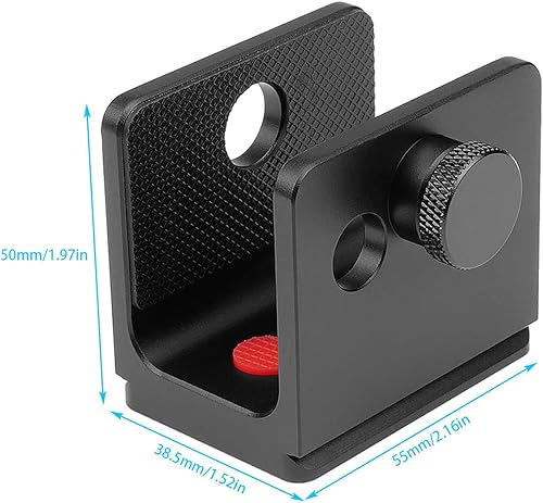 Miniatura 2 de YUEOCT Adaptador de montaje de trípode para Leica 1200 1600 2000 2400 2700 2800 3500 Rangemaster CRF Telémetro láser integrado Arca Swiss Placa de