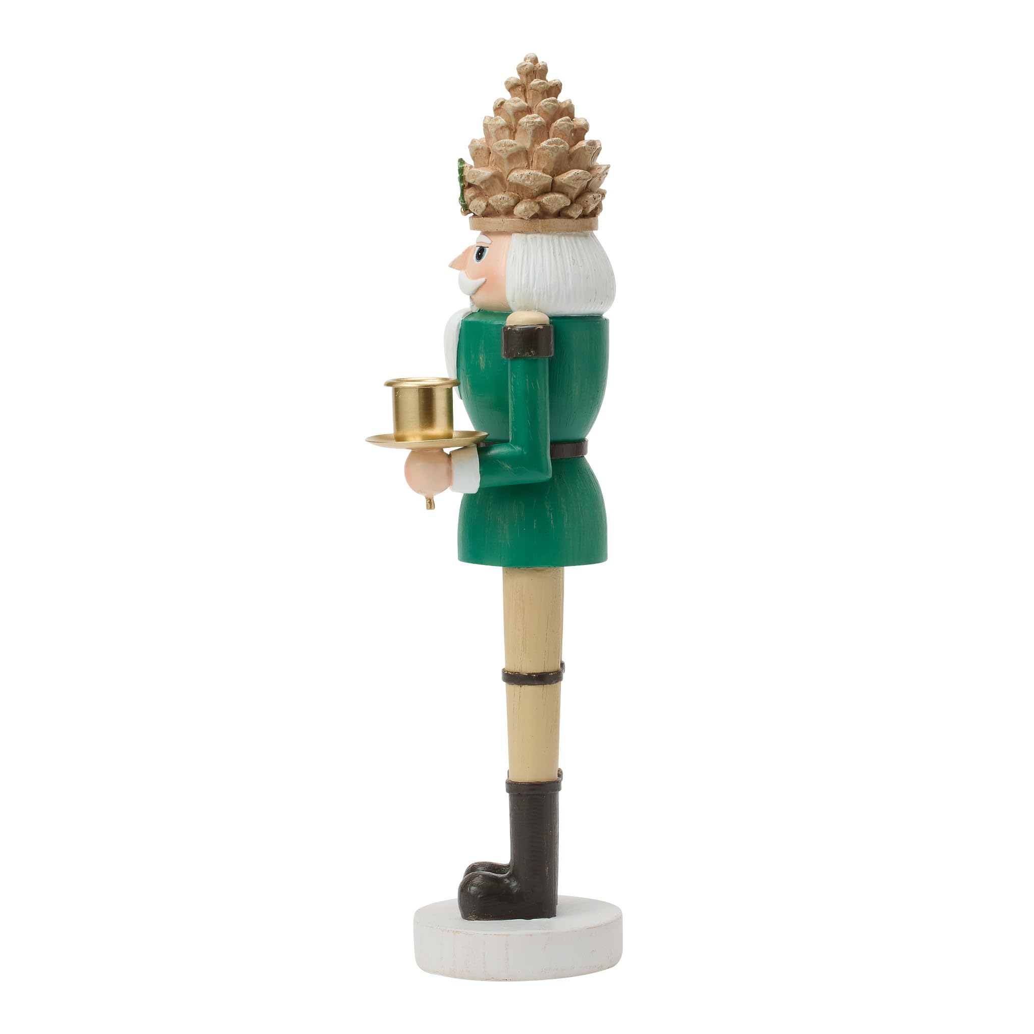 Department 56 Christmas Forest Favorites Bougeoir Casse-Noisette en Bois 36 cm