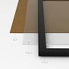 Almost Frameless A2 Black Picture Frame, Fits A2 (42 x 59.4cm - 16.5 x 23.4in) Poster, Photo, or Print. Portrait and Horizontal Wall Hooks