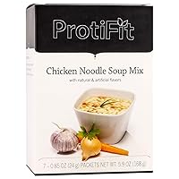 Vista 11 de PROTIFIT - Mezcla de sopa alta en proteínas, 0.53 oz de proteína, baja en calorías, baja en azúcar, baja en grasa, baja en carbohidratos, compatible