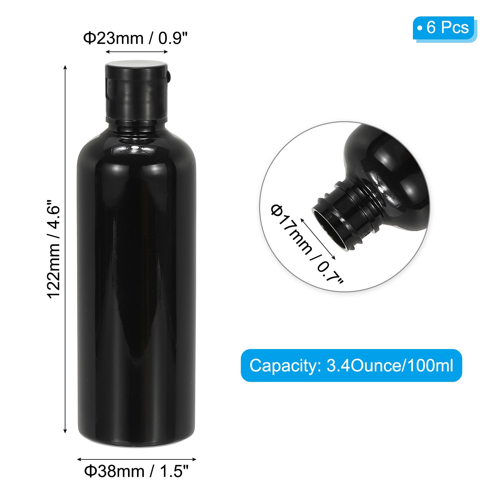 PATIKIL Travel Bottles with Flip Cap - Image 2