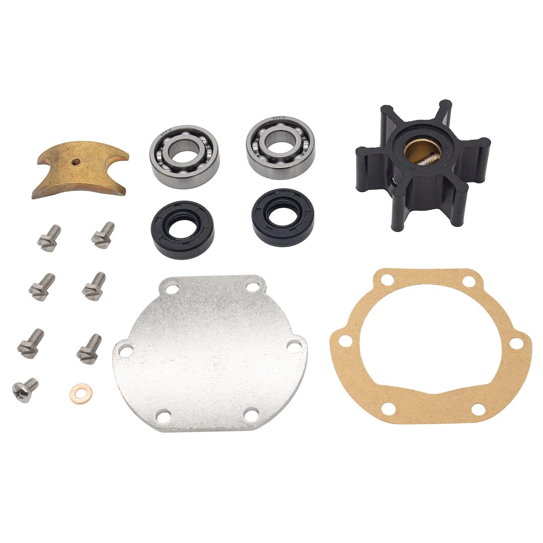 3580945 para kit de reparación bomba agua mar cruda para motor marino Volvo Penta 829895 21951370 3593654 para Johnson 10-35098 10-24463