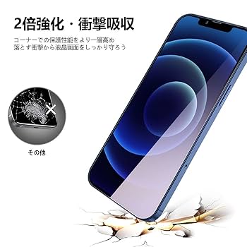 Amazon | 2枚セット CYCOKLY iPhone13mini用（5.4インチ