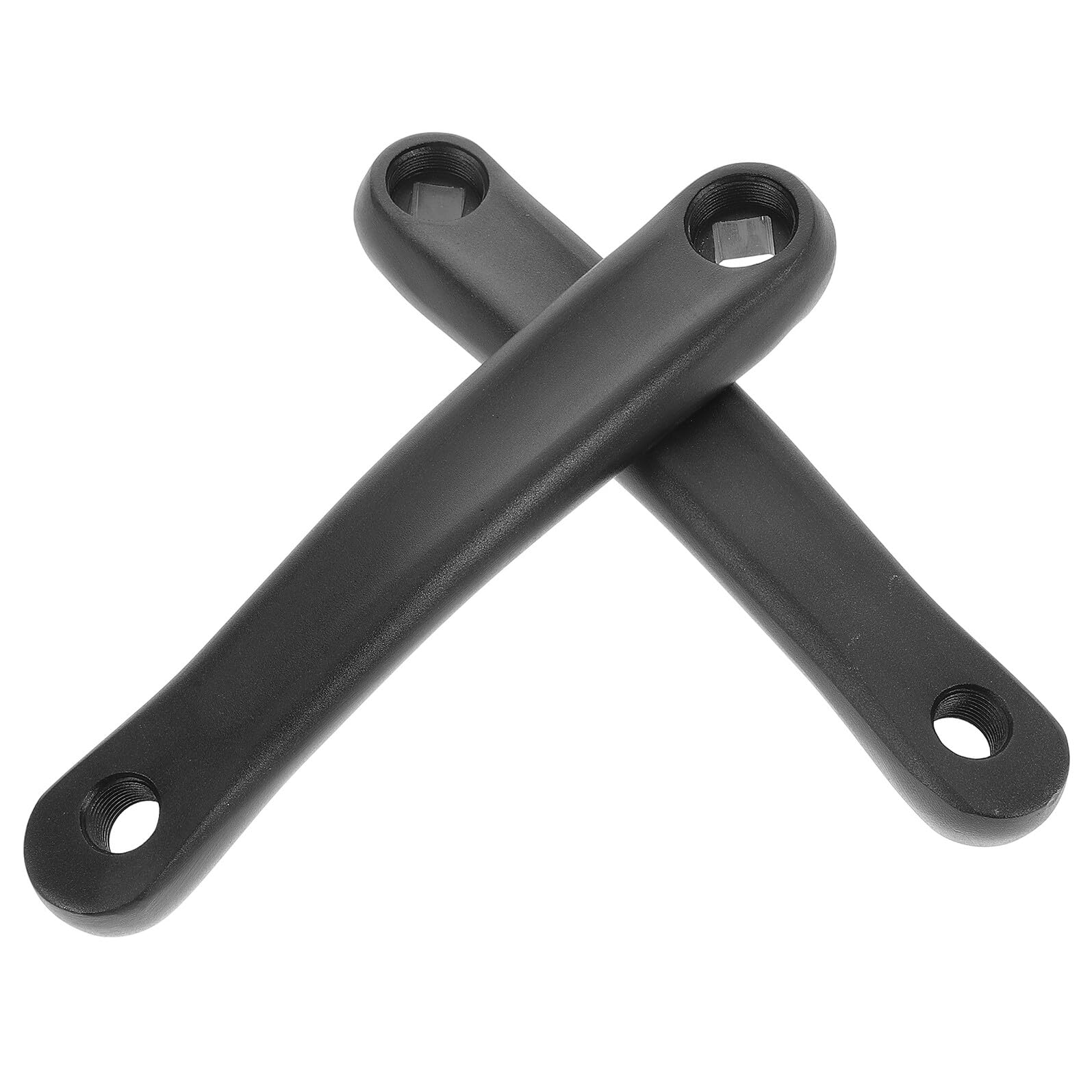 Pedivella Centrale per Bici Elettrica 170mm Foro Quadrato Orizzontale | 2 Pezzi, Metallo Nero, Montaggio Preciso e Installazione Semplice, Uso Indoor e Outdoor per Mountain Bike