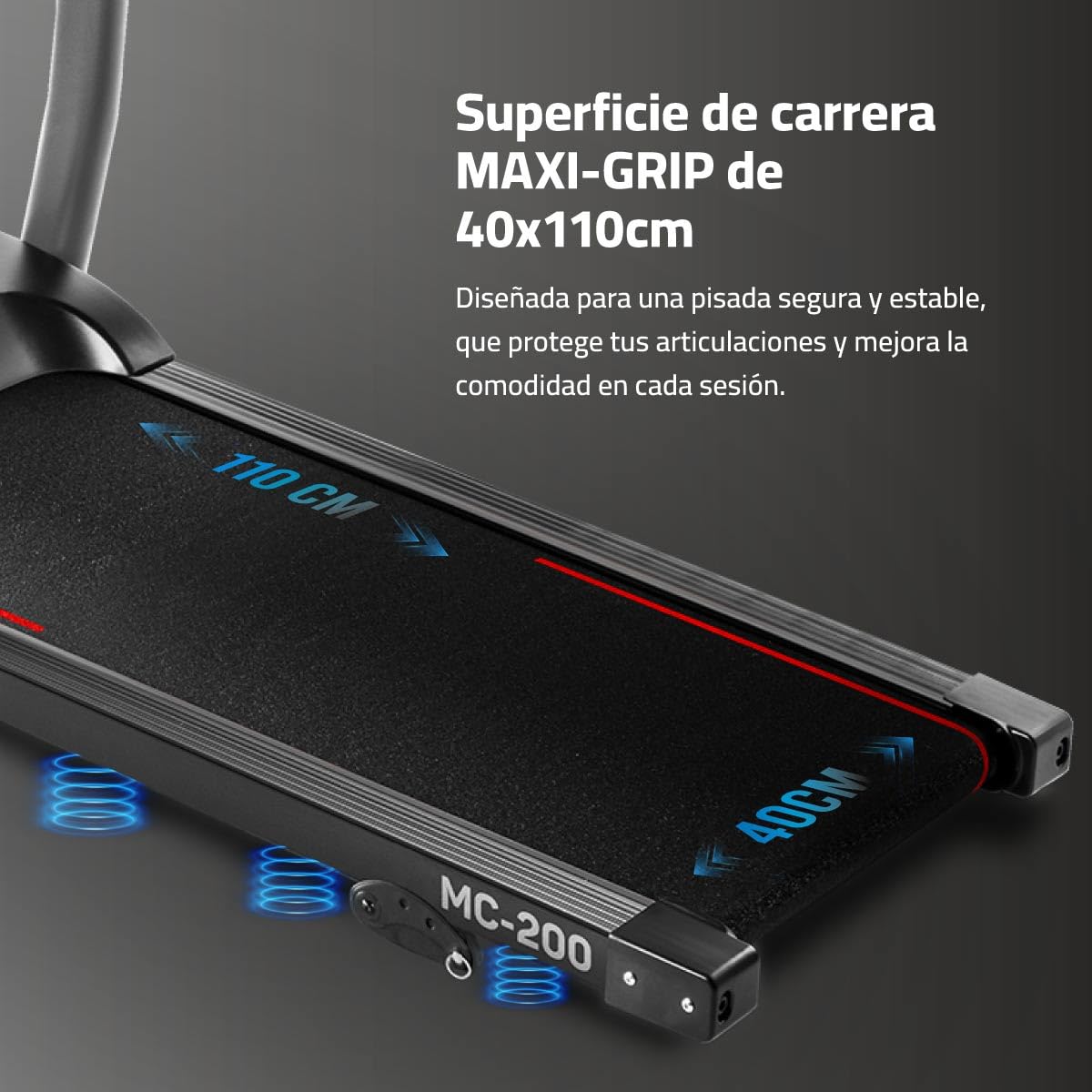 FITFIU Fitness Cinta de Correr Plegable, 1500W 14km/h, inclinación Manual, Superficie 40x110cm, 12 programas, Pantalla LCD, pulsómetro, Ruedas de Transporte