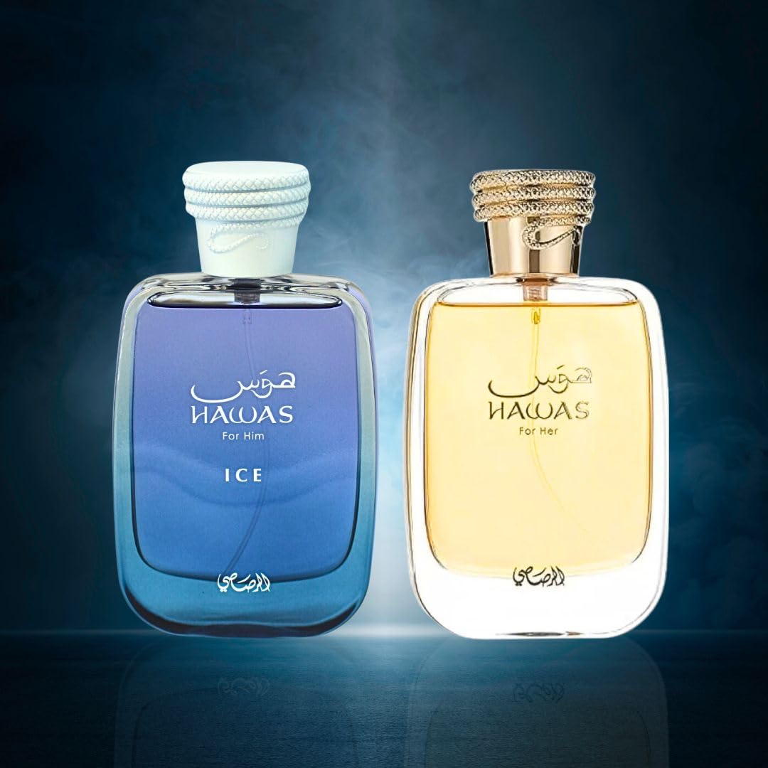 Amazon.com: RASASI Hawas Ice For Him & Hawas For Her – Eau de