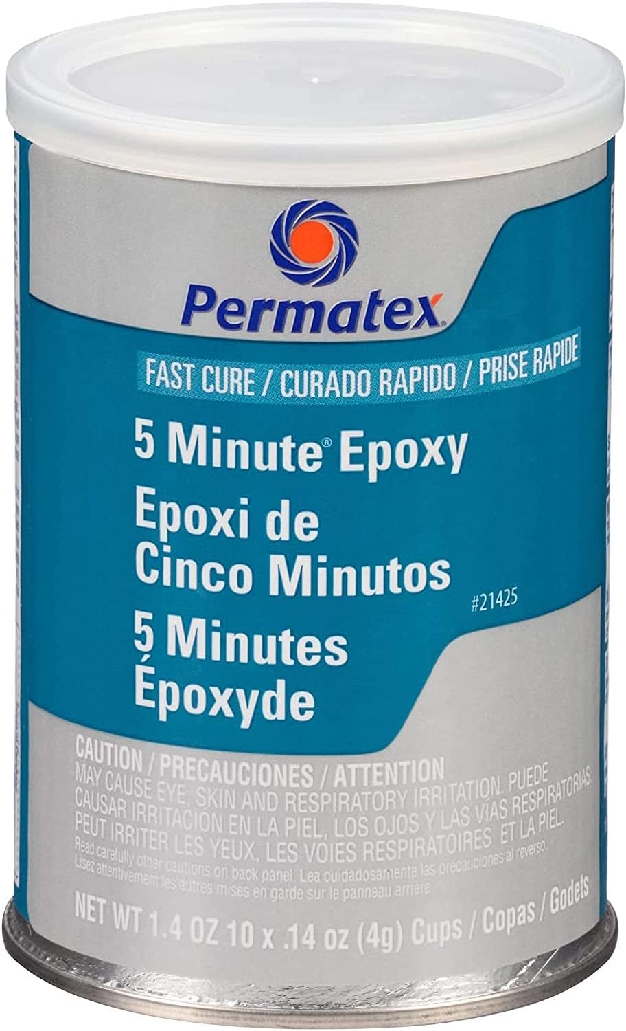 Permatex Fast Cure Epoxy (pre-measured Cups -4 Oz) (230-21425) Category: Epoxy