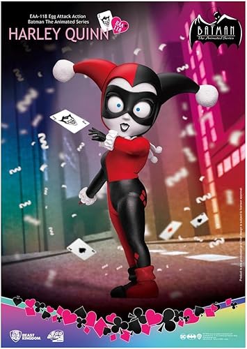 Beast Kingdom Batman The Animated Series: Harley Quinn EAA-118 Egg Attack Figura de acción, multicolor