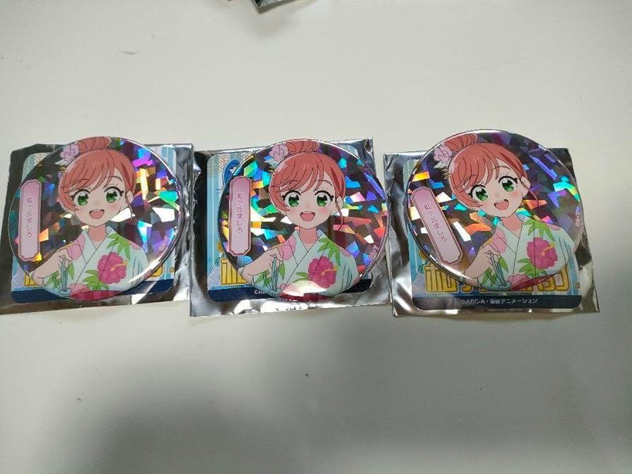 ひろがるスカイ！プリキュア　虹ヶ丘ましろ　浴衣　テレ朝　缶バッジ　11点セット 虹ヶ丘ましろ 浴衣 缶バッジ ホログラム ひろがるスカイ