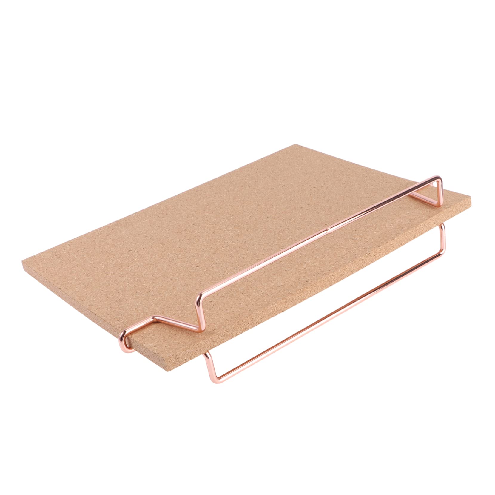 Bacheca Memo Board in Sughero con Cornice in e Base Rosa Lavagna Portatile Tavolo per e Scuola Superficie Liscia per e Appendere Note e Messaggi