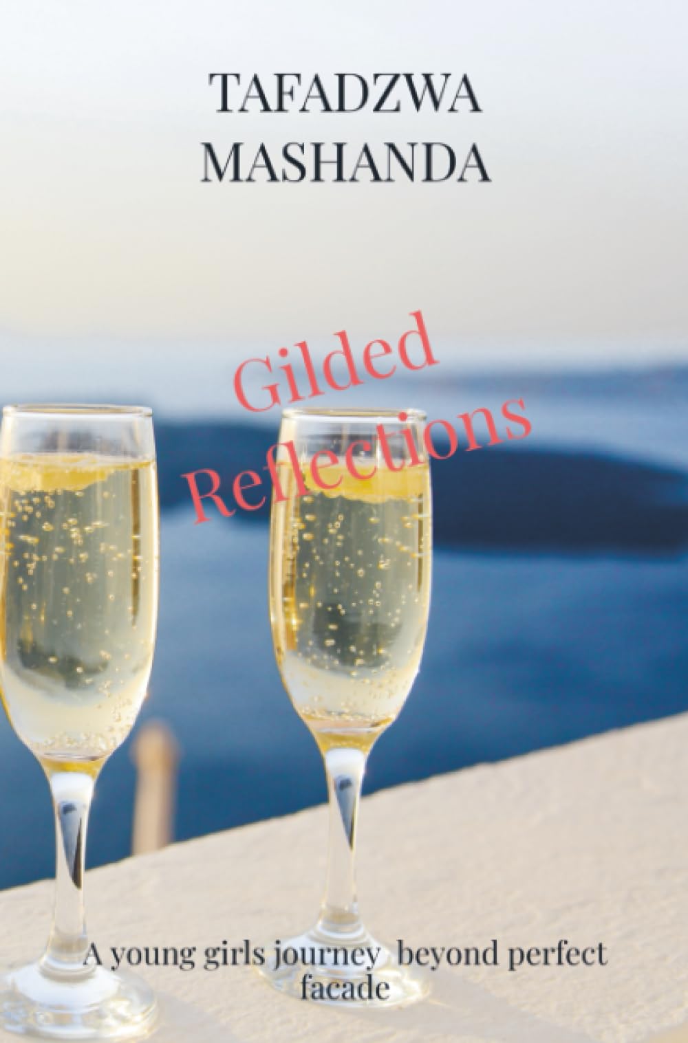 Gilded Reflections: A young girl's journey beyond perfect facade