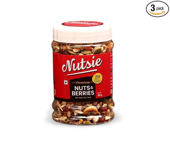 Premium Assorted Mix A healthy Blast of Flavorful Seeds, Nuts, and Berries.Buy two bottles of 300 gram each 485/- and get one bottle 200 grams of worth 345/- obsolutely free.