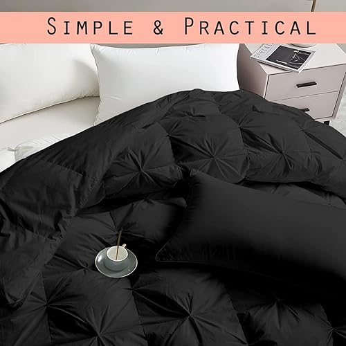 Miniatura 5 de Edredón King de gran tamaño de 132 x 120 pulgadas, extra grande, relleno de edredón alternativo al plumón con 8 pestañas en las esquinas, para todas