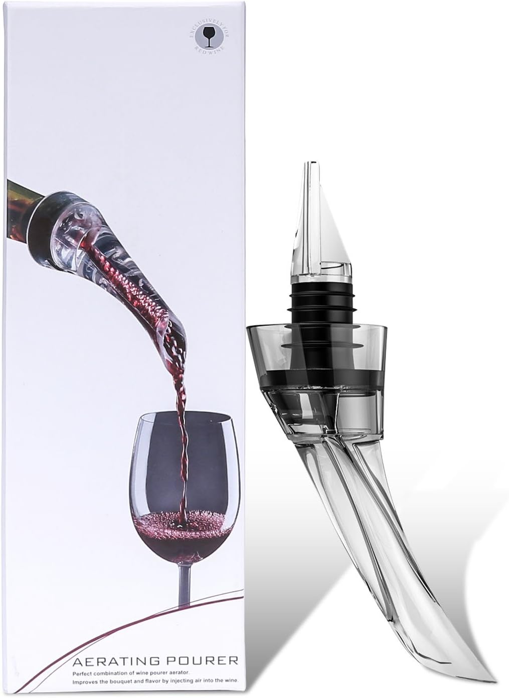Nuovoware Wine Aerator Pourer, Premium Elegant Wine