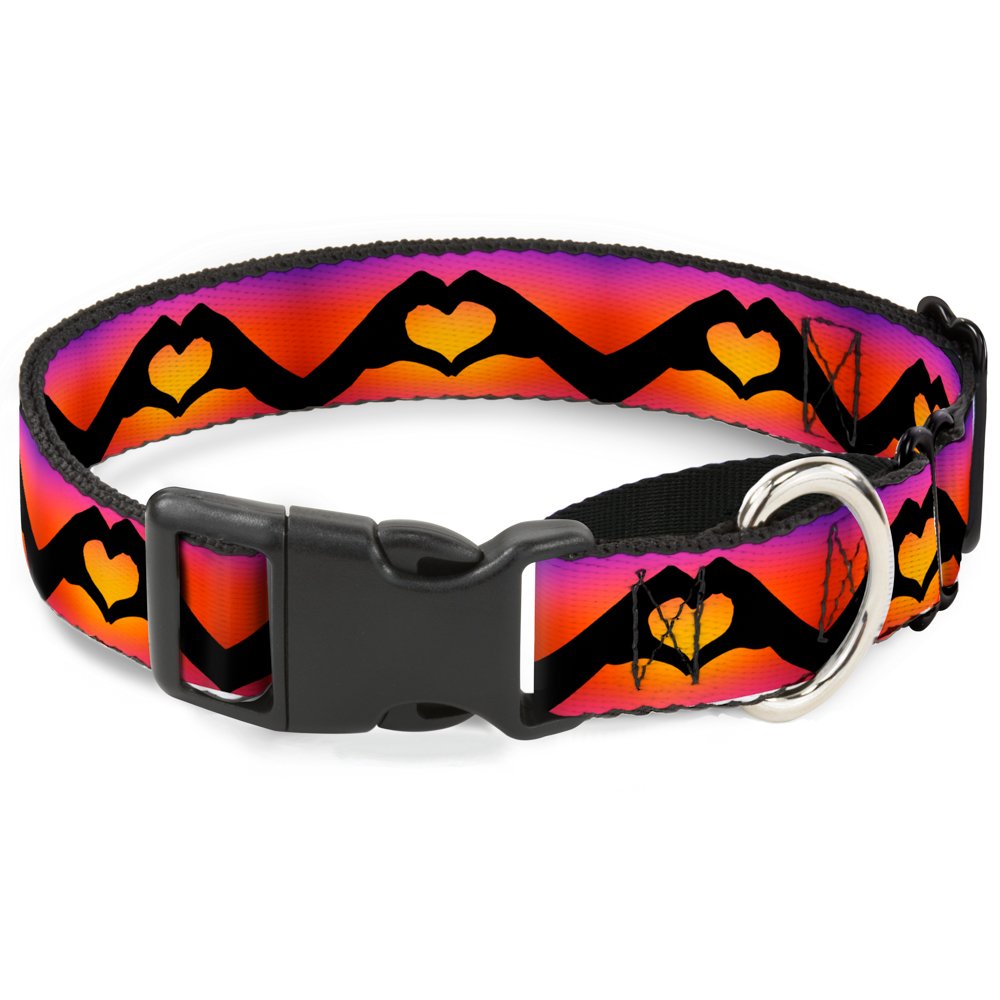 Corazón de Mano MGC-W33409-L Grande Morado y Naranja
