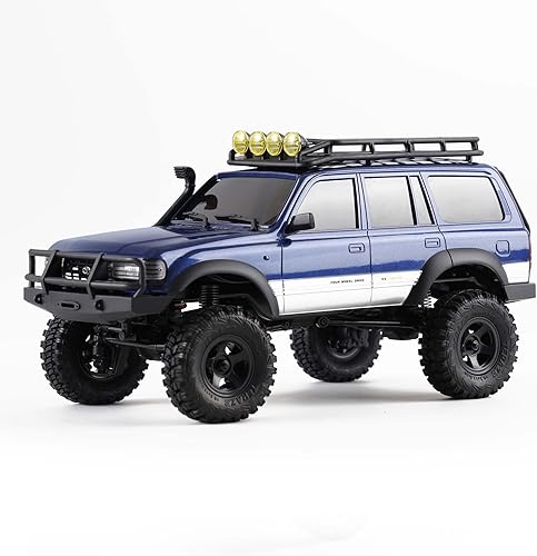 EAZYRC FMS Fcx18 118 Land Cruiser 80 Toyota RC Rock Crawler RTR 4x4 Off-Road Impermeable Hobby Grade RC Camiones todo terreno para adultos con radio