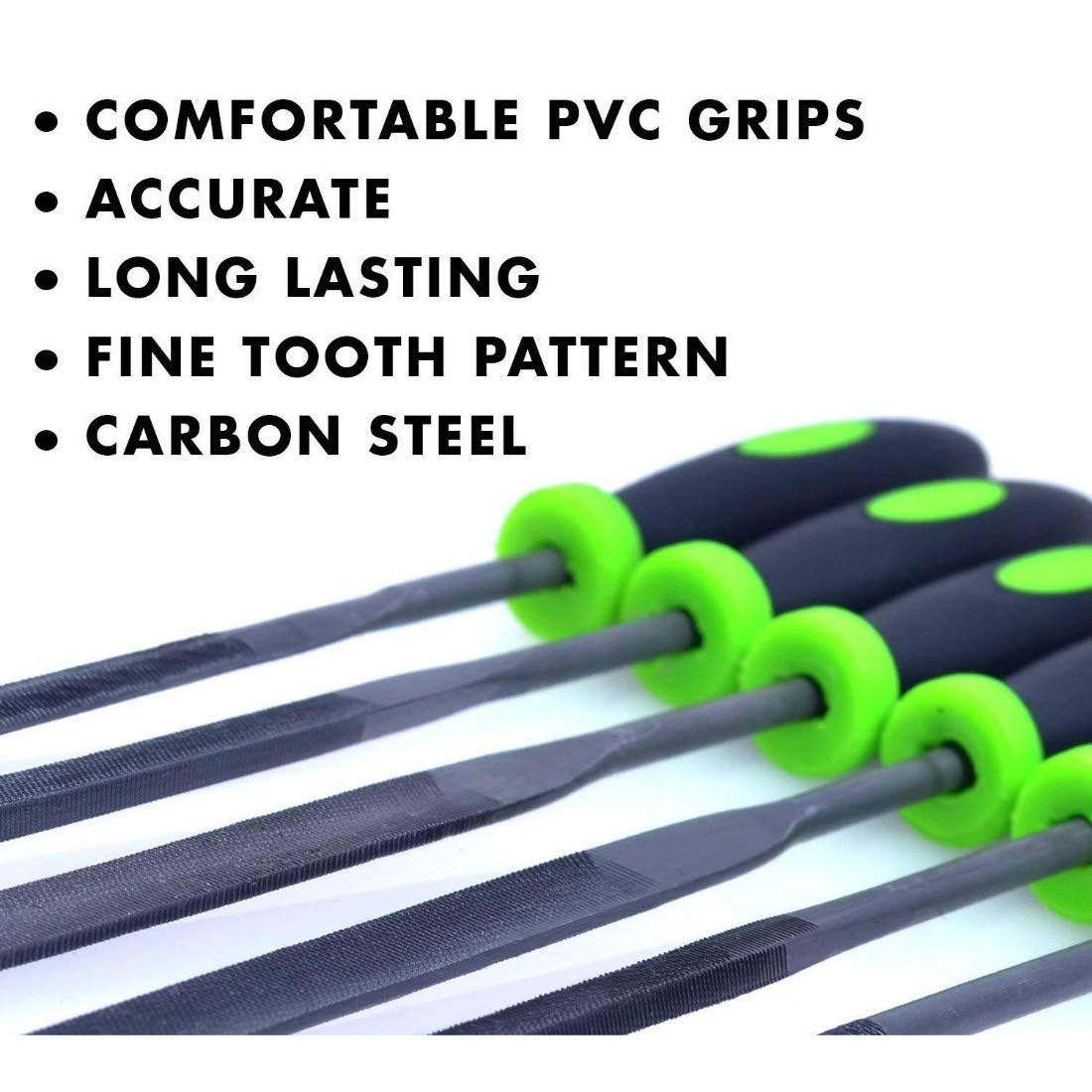 DIY Crafts Design No # 4, Pack of 6 Pcs, 6 Piece Jewelers File Set Files Needle Watchmaker Tool (Design No # 4, Pack of 6 Pcs) 2
