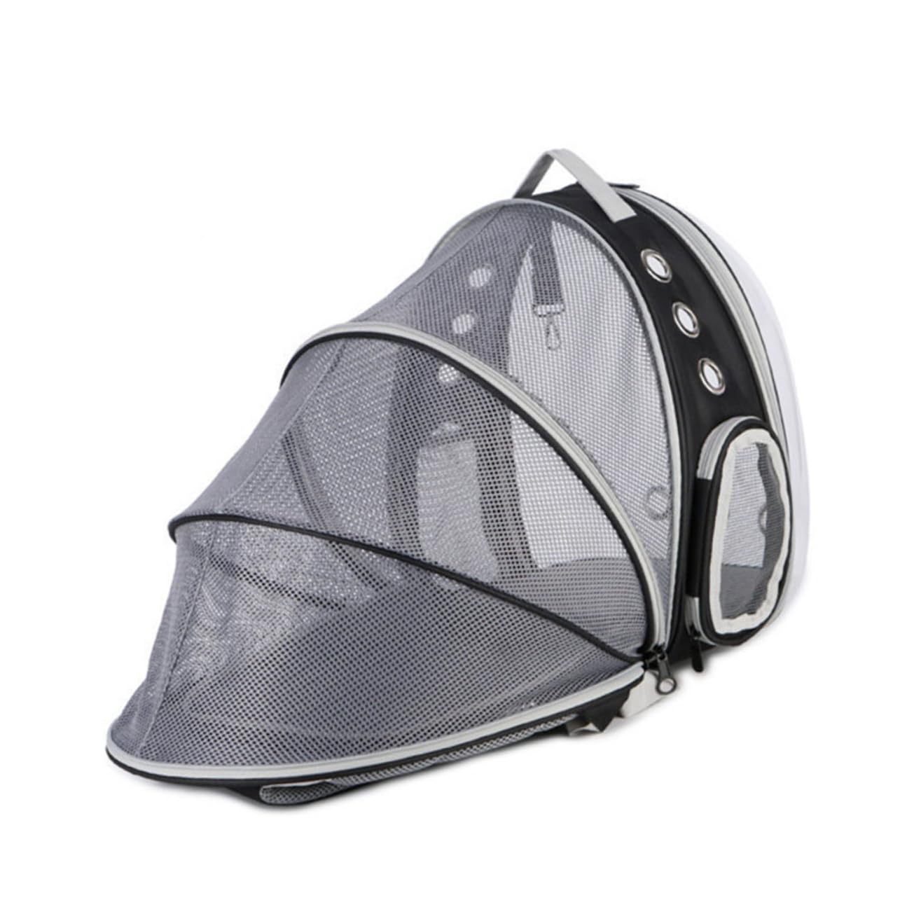 Milisten Mochila De Viaje Expandible para Mascotas Bolso De Hombro para Llevar Mascotas Transparente Mochila para Gatos Expandible 1 Ud