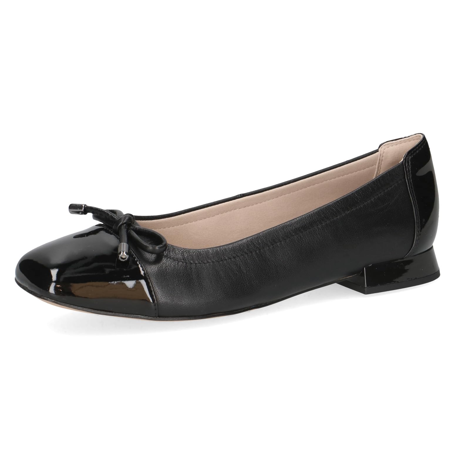 CAPRICE Women's Ballerinas with Heel, Black (Black Comb), 7.5 UK