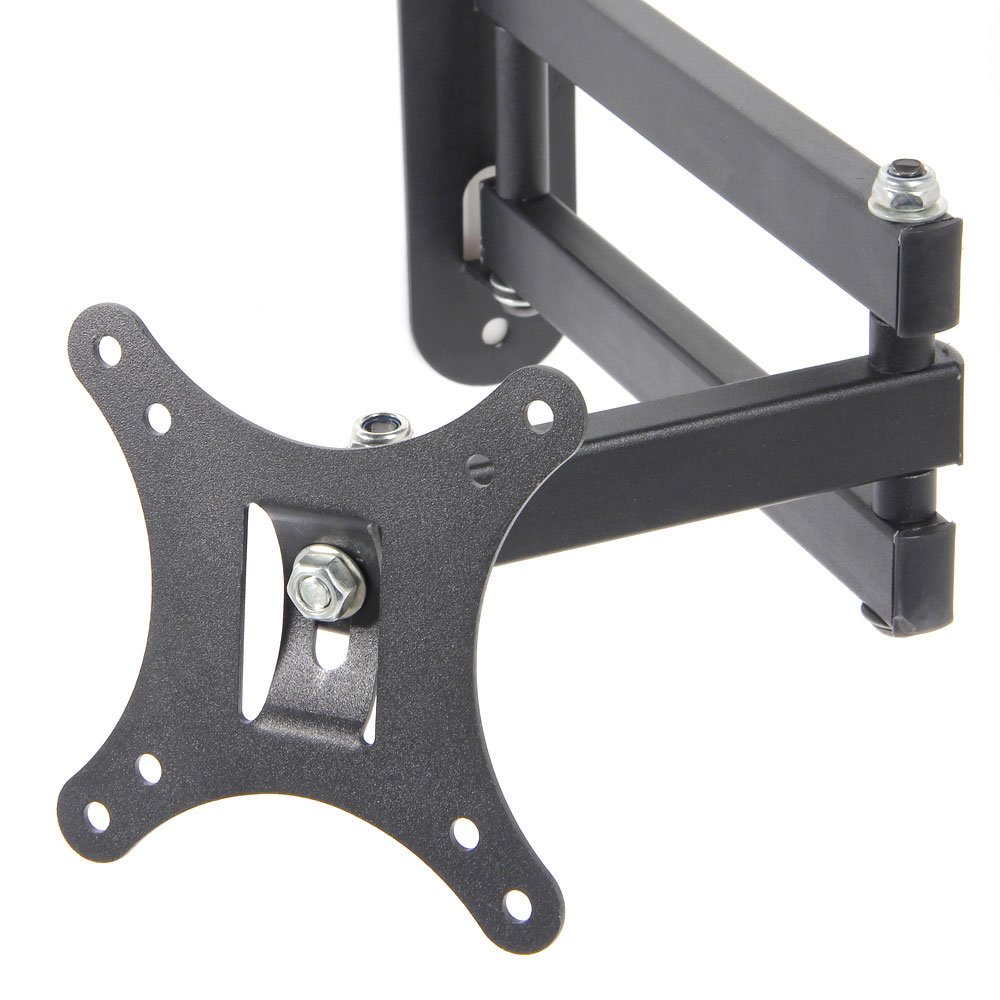 Full Motion Tilt Swivel TV Wall Mount Bracket, Lumsing 10-32 Inch Articulating Arm for Plasma LCD LED Flat Screen VESA 75x75mm 100x100mm up to 33lbs