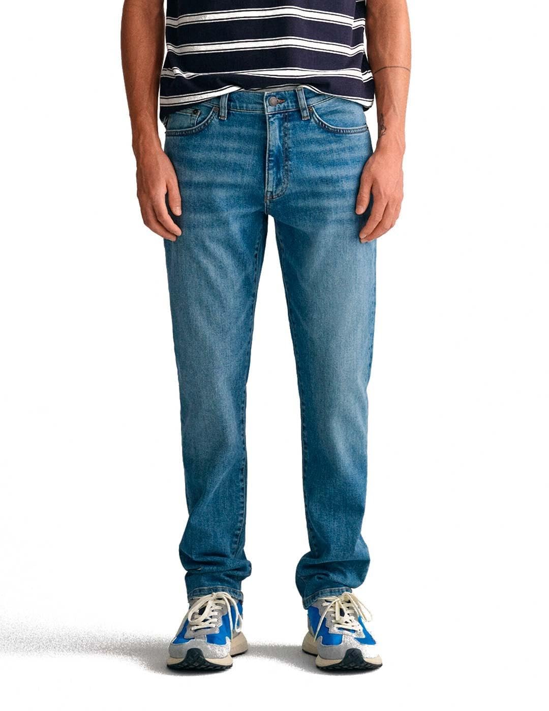 GANT Herren Jeans Slim Jeans