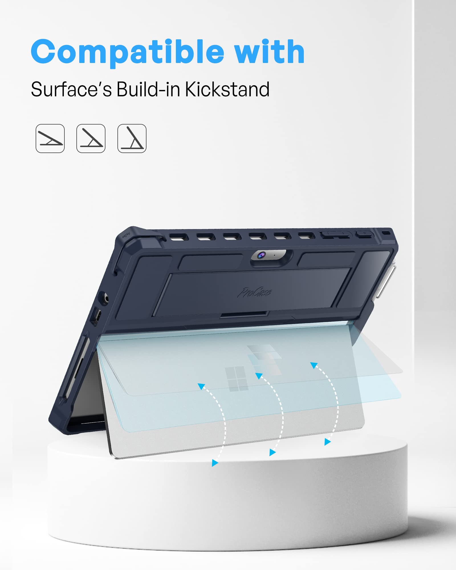 Microsoft Surface Go 3 本体・タイプカバー Amazon.com: ProCase Rugged Case for Microsoft Surface Go 3 2021