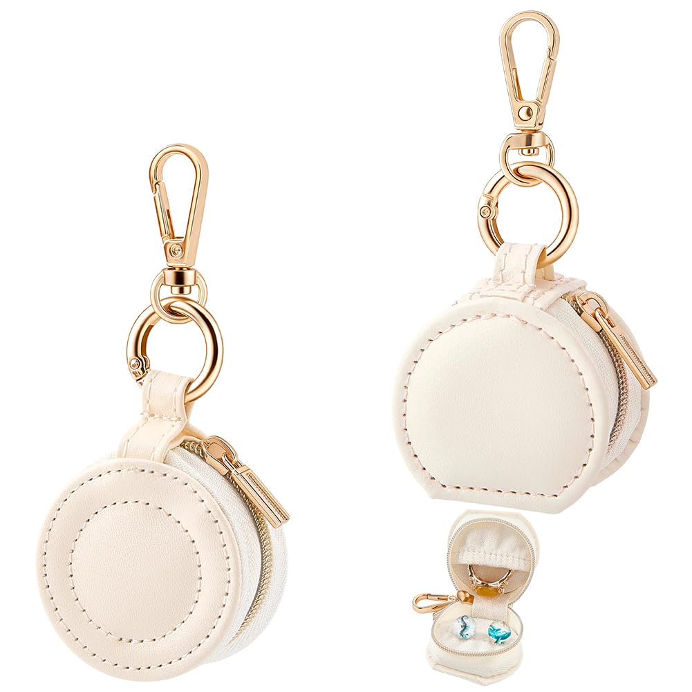Boîte de rangement bijoux anti-nœud avec fermeture éclair sûre