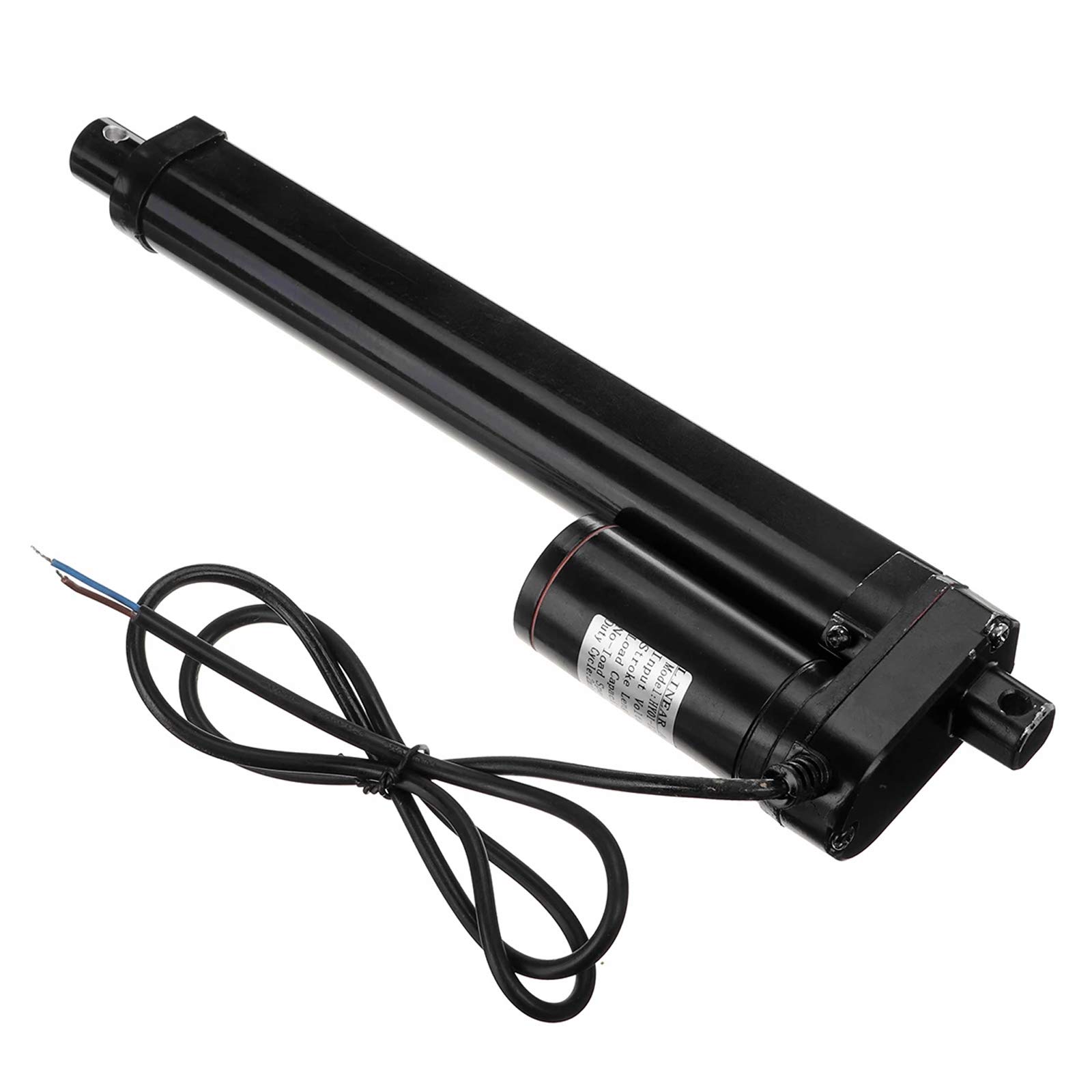 NORJIN Mini Actuador Lineal Eléctrico De 12 V, Actuador Lineal Electrico De 12 V Actuador Lineal Impermeable De 4 Pulgadas Velocidad De 0 157 Ins 200 N45 Libras Con Soportes De