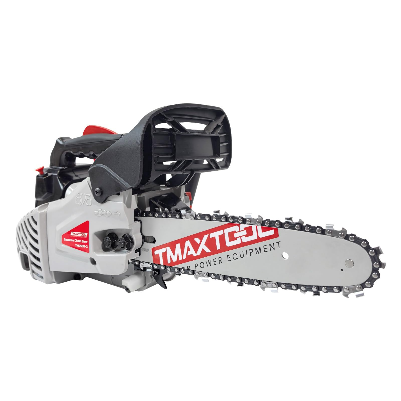SwitZer 25cc Petrol Chainsaw 10 Inch 750W 2-Stroke Mini Chainsaw Lightweight Tree Pruning Wood Cutting Saw with Easy Start