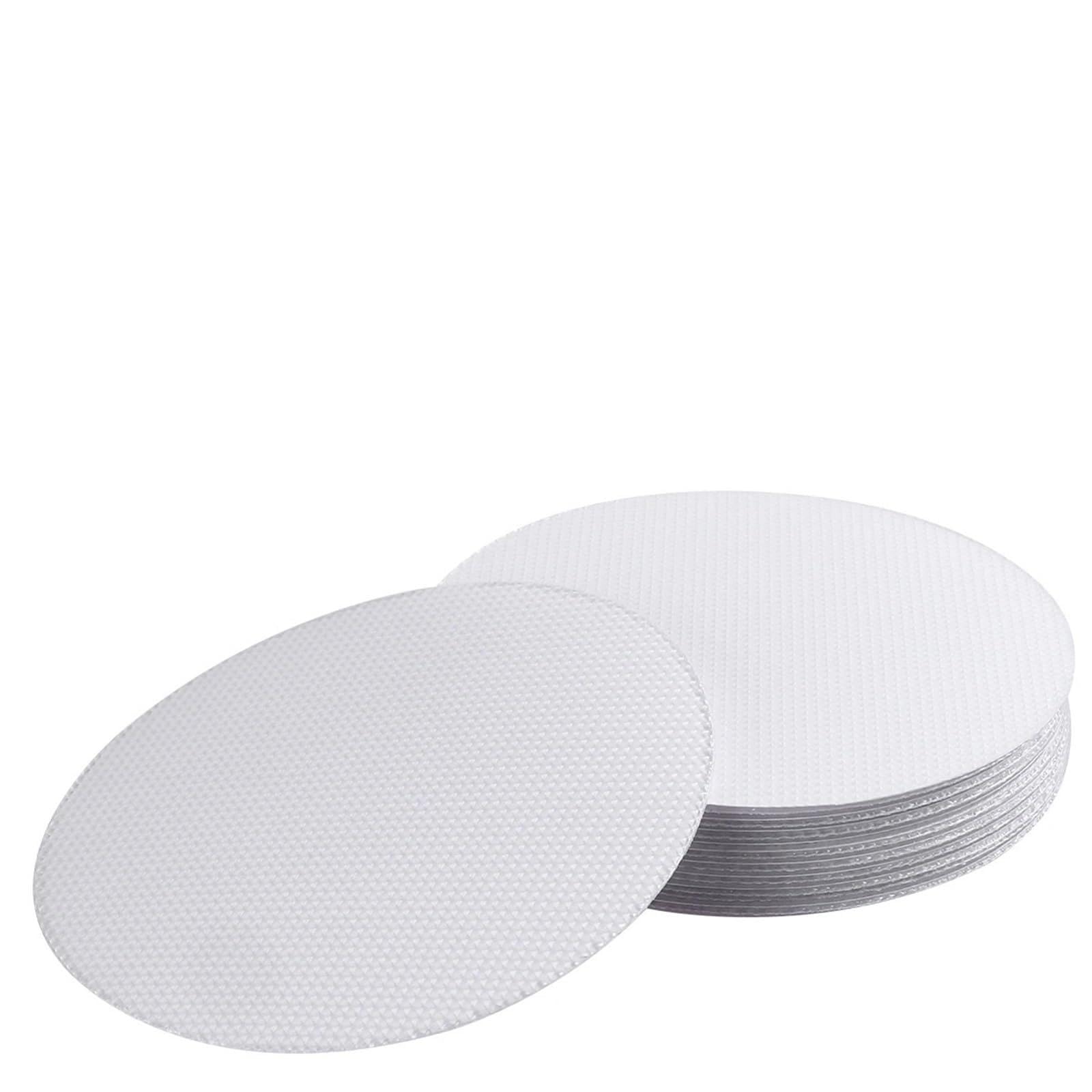 JFNKLFG Non Slip Shower Stickers 20PCS 10CM PEVA Anti-slip Discs Tape Anti Slip Adhesive Sticker BathTub Shower Safety Tread Decal Transparent Multiuse Home Deco